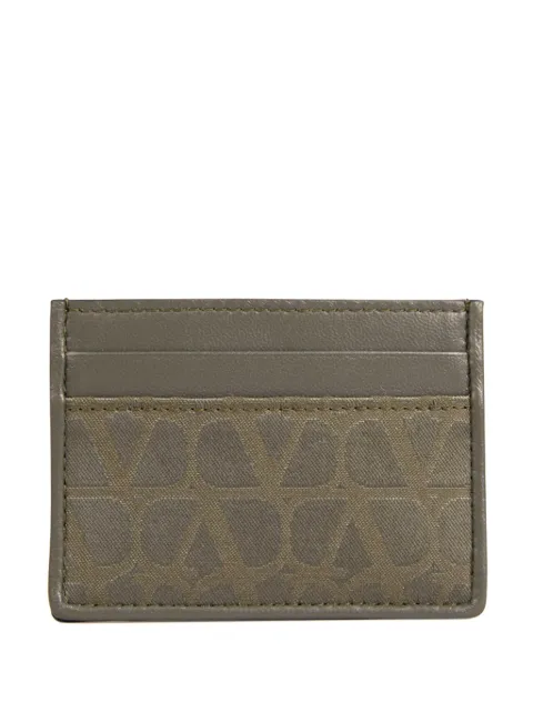 Valentino Garavani porte-cartes à détail VLogo