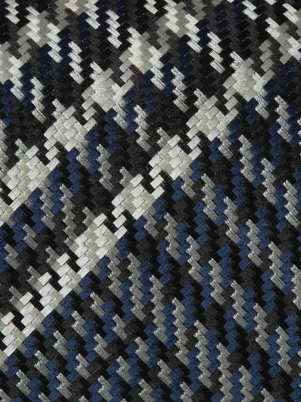 TOM FORD Geruite stropdas Blauw
