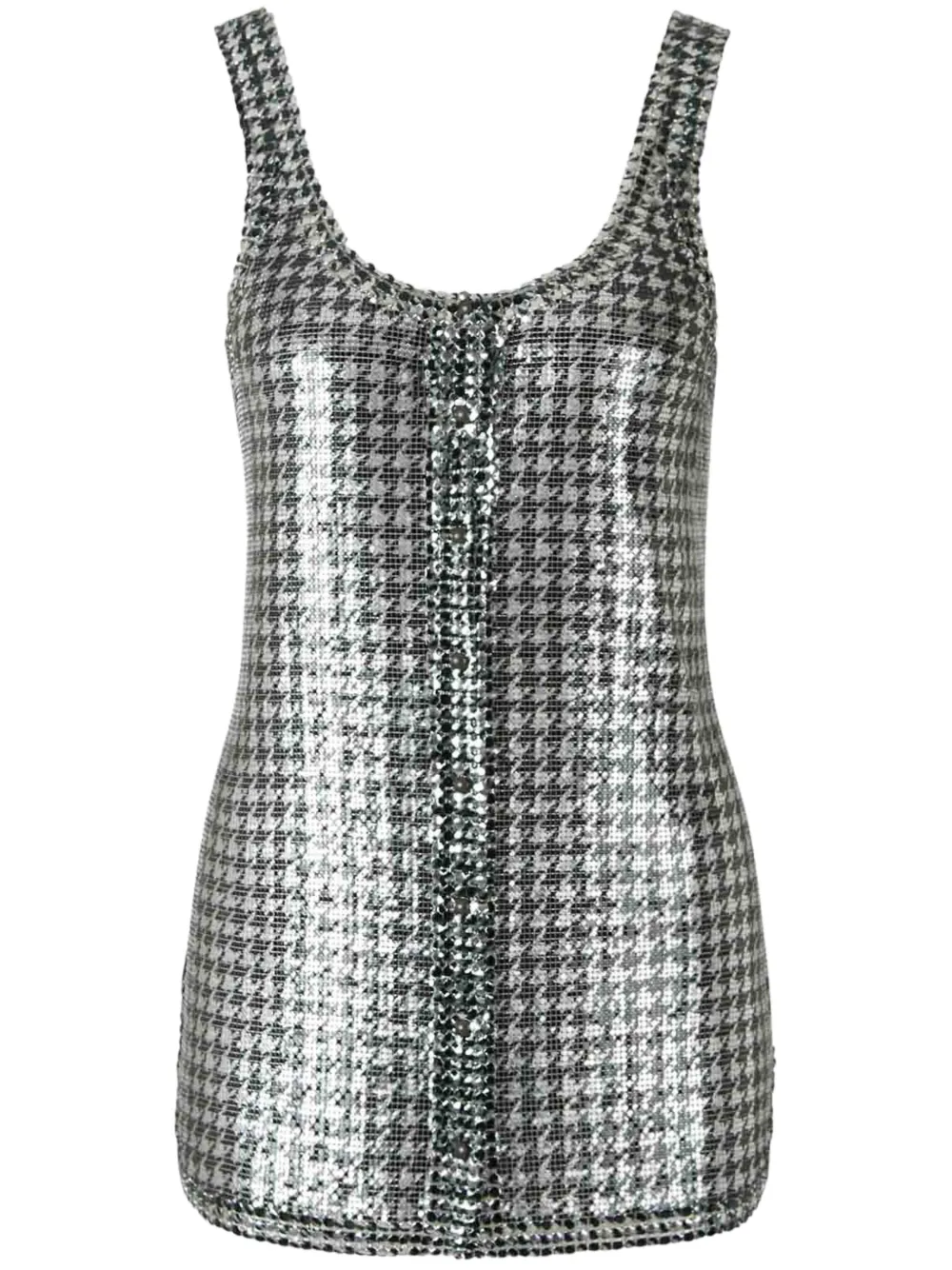 metallic tank top