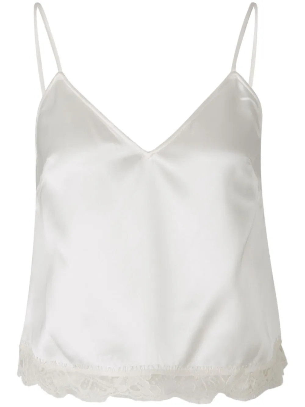 Alexander McQueen Top met V-hals Wit