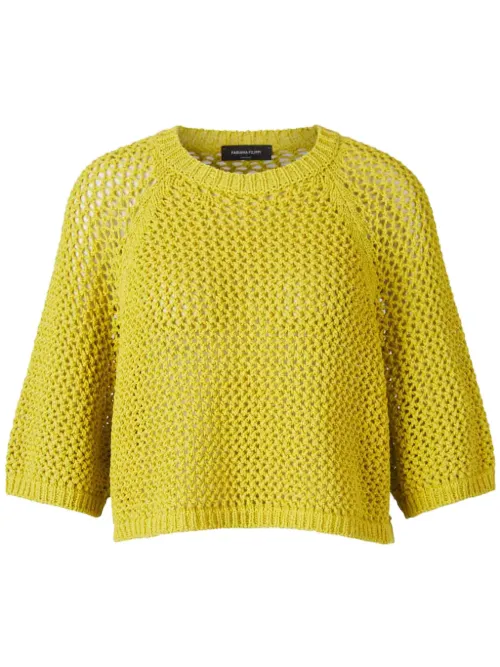 Pull en maille ajourée - Fabiana Filippi - Modalova