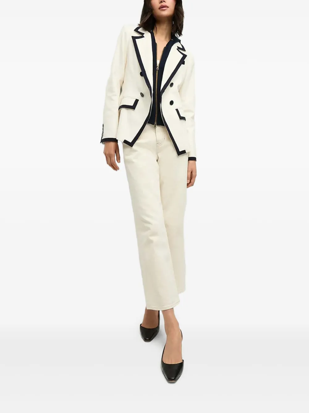Veronica Beard Dickey Edison blazer Beige