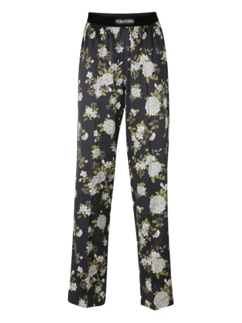 TOM FORD Pantaloni pigiama con stampa a fiori