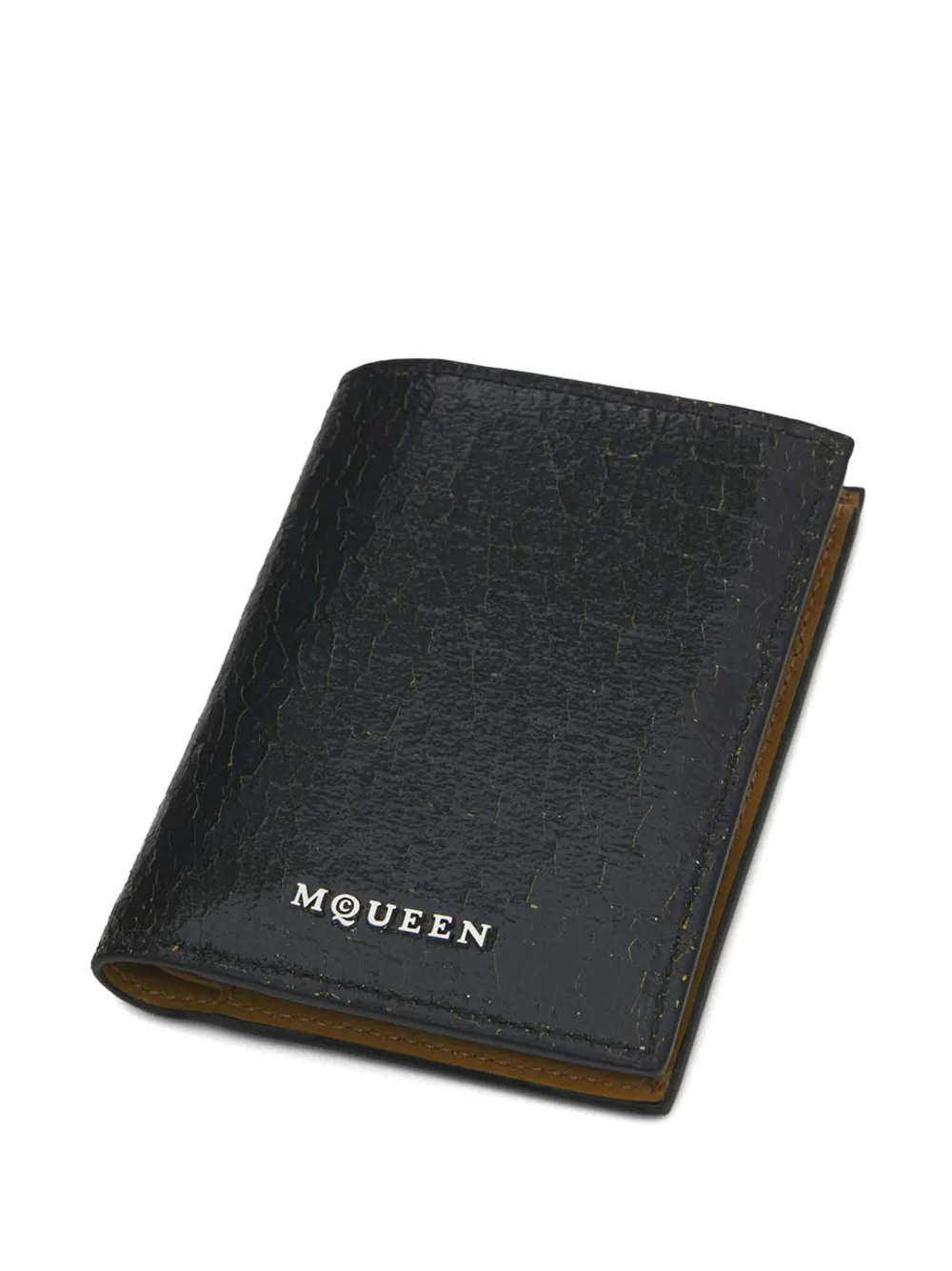 Alexander McQueen Leren portemonnee Zwart