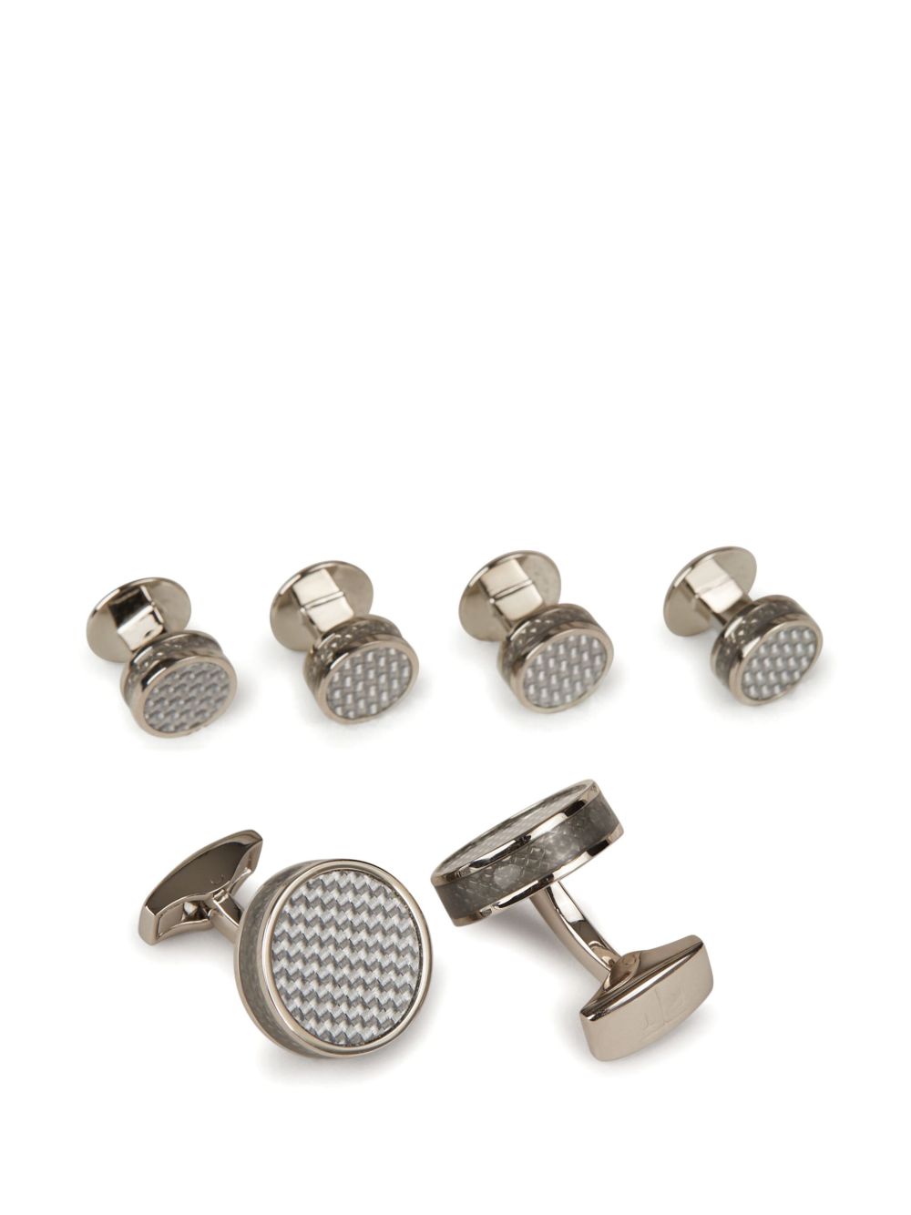 Tateossian Disc cufflinks - Zilver