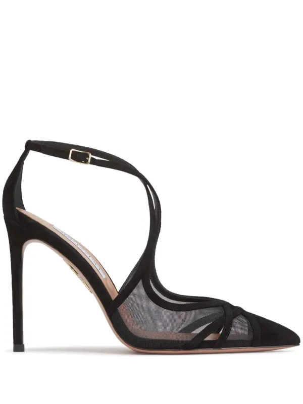 【関税&送料込】Aquazzura With Heel Black Love Affair Pump 85 BLACK Aquazzura@ Official