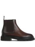 Santoni 40mm leather boots - Brown