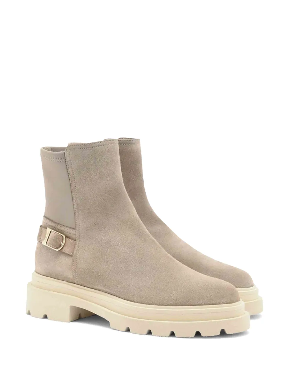 Santoni Suède laarzen Beige