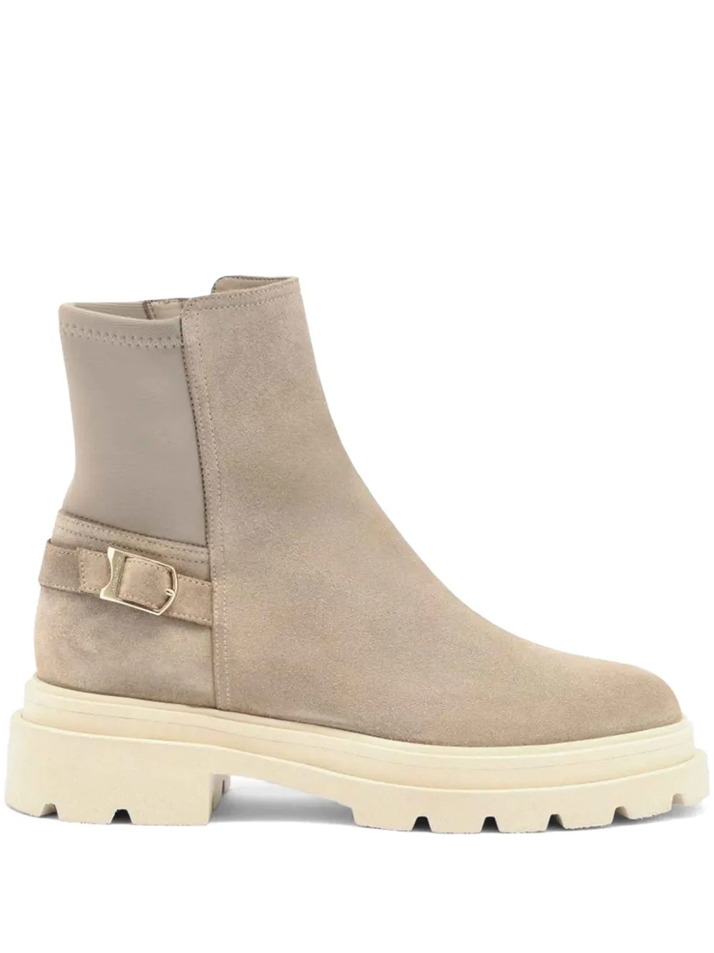 Santoni Suède laarzen Beige