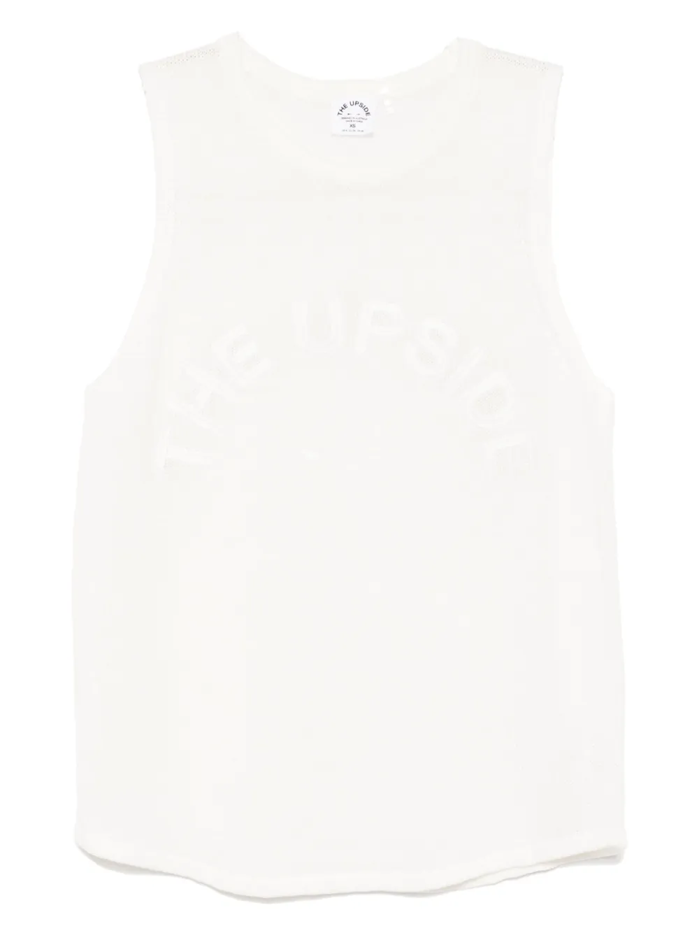 The Upside camiseta tejida con logo | blanco | Image 1