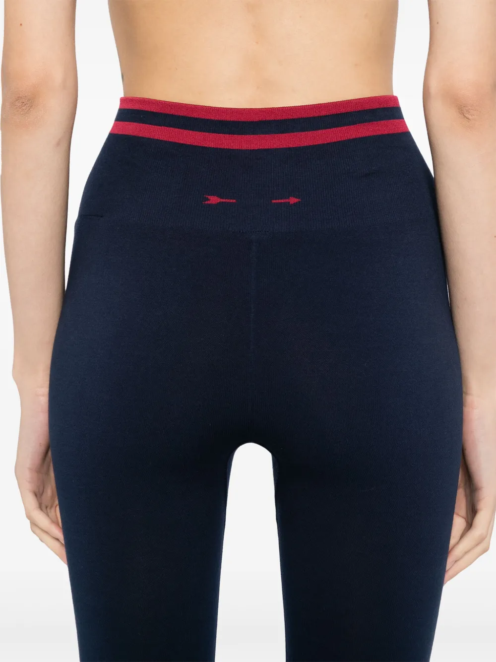The Upside Naadloze 25-inch midi-legging Blauw