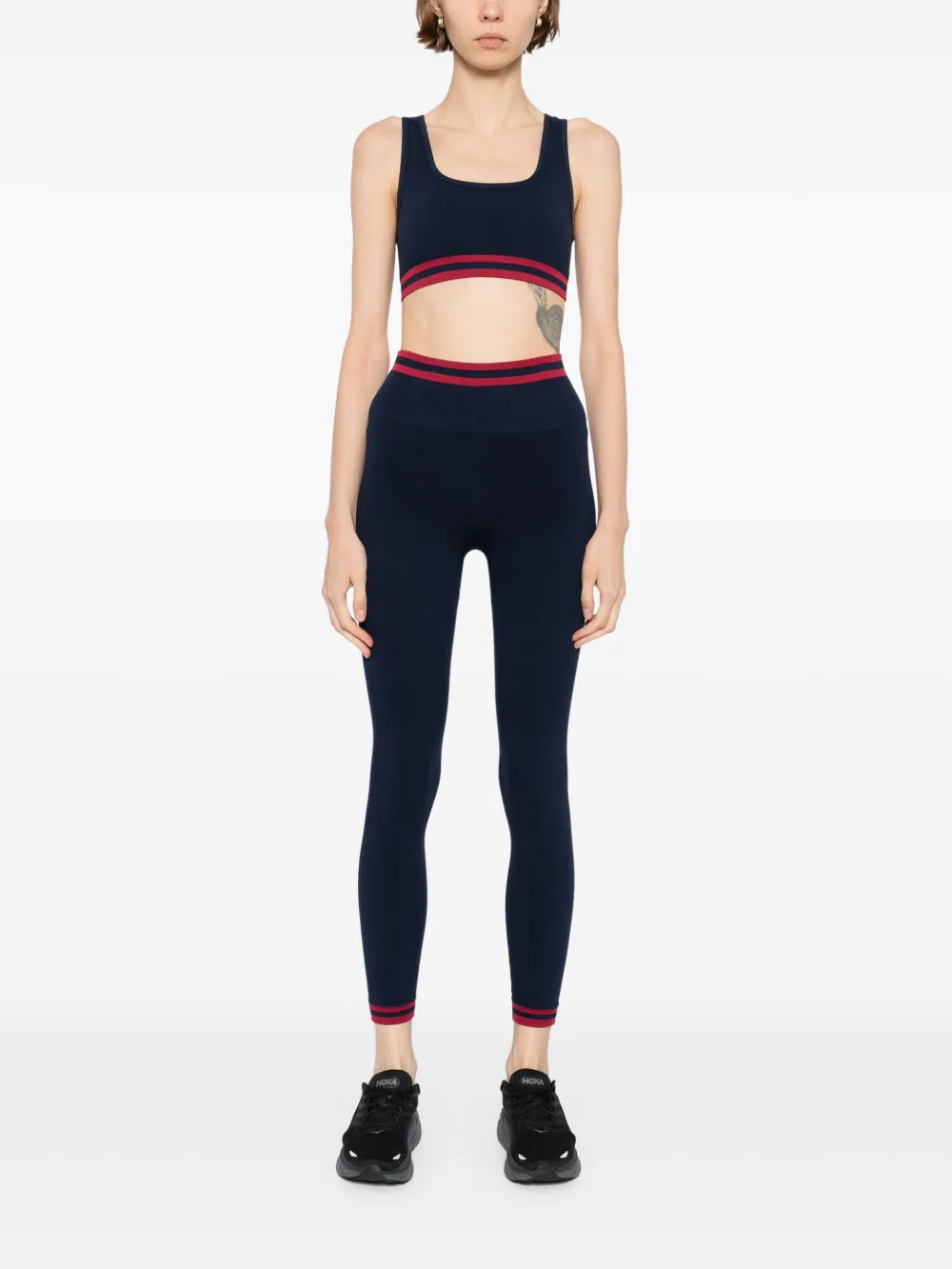 The Upside Naadloze 25-inch midi-legging Blauw