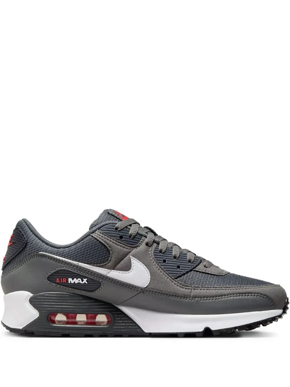 Nike Air Max 90 "Iron Grey University Red" sneakers