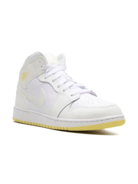 Jordan Kids baskets Jordan 1 Mid 'Sail/Light/Laser Orange'