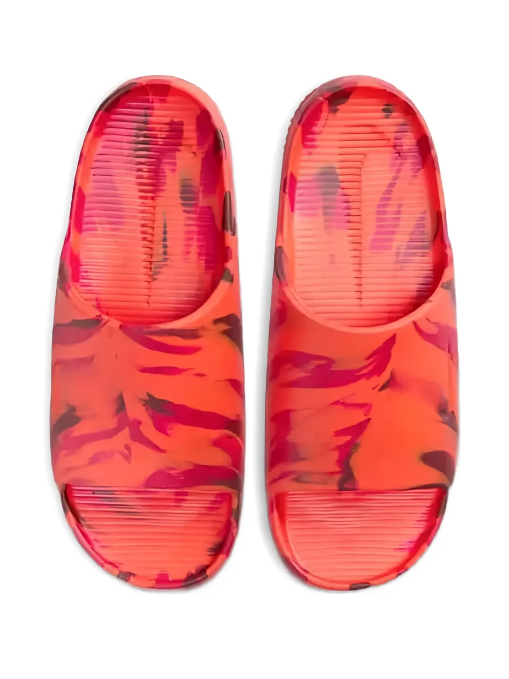 Nike Calm "Marble Picante Red" slides Rood