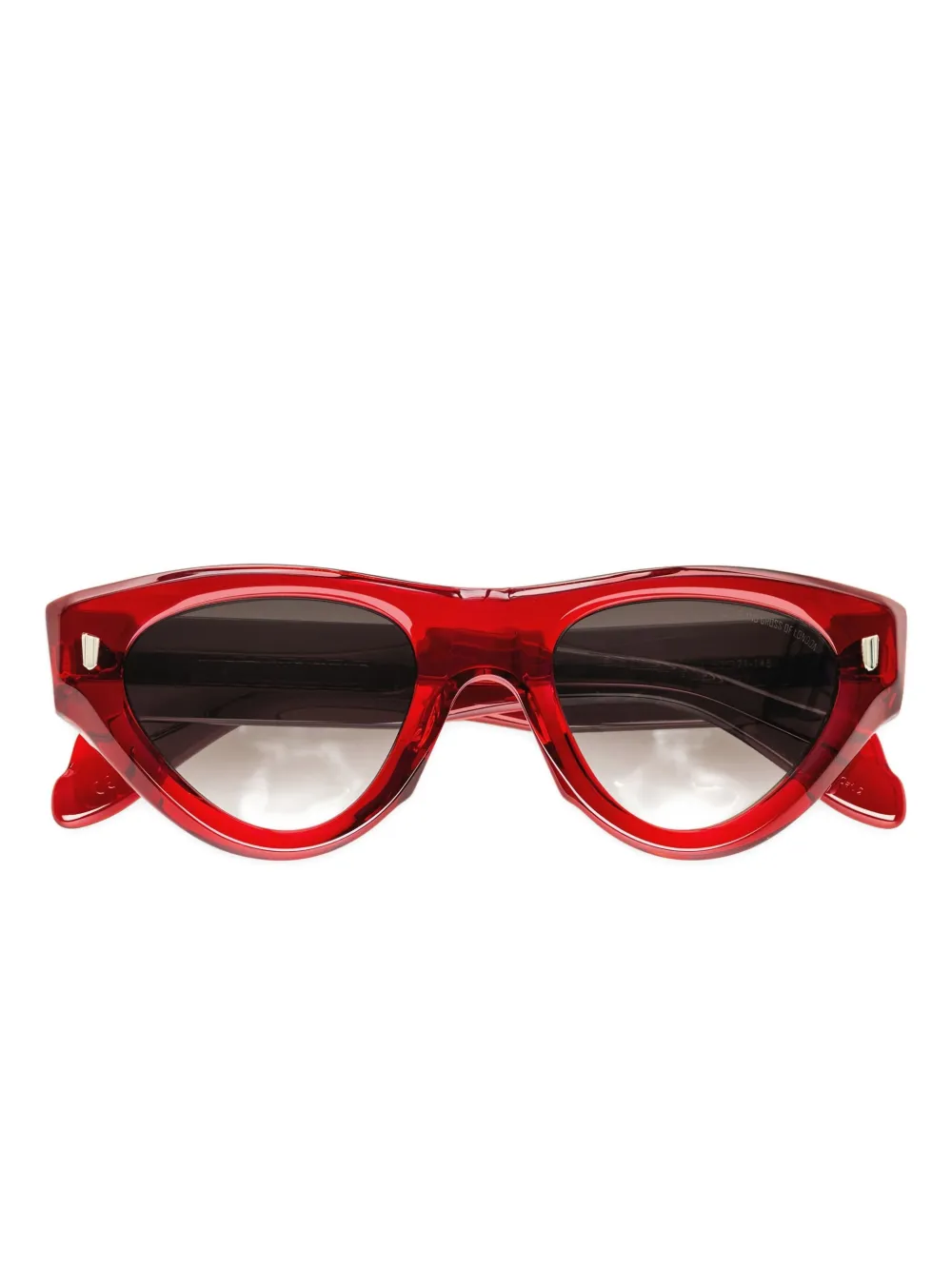 Cutler & Gross Zonnebril met cat-eye montuur - Rood