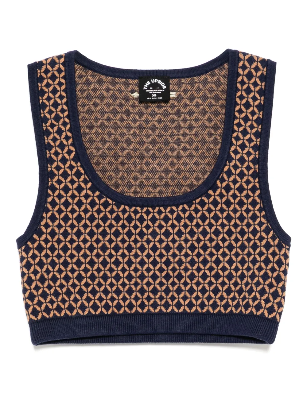 The Upside Cropped top Blauw