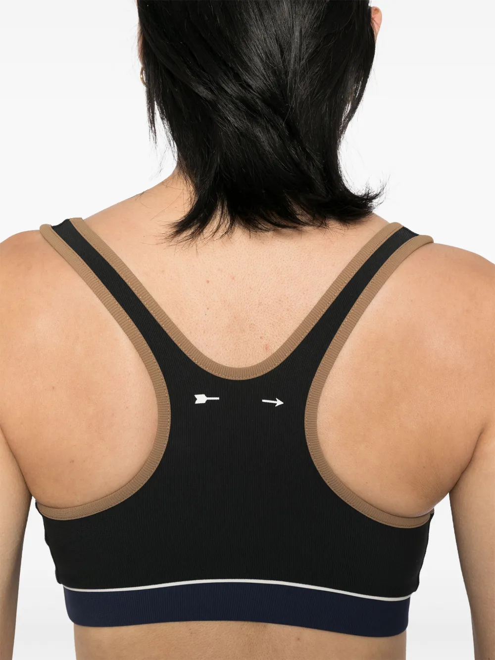 The Upside Revolver Jade racerback bra Zwart