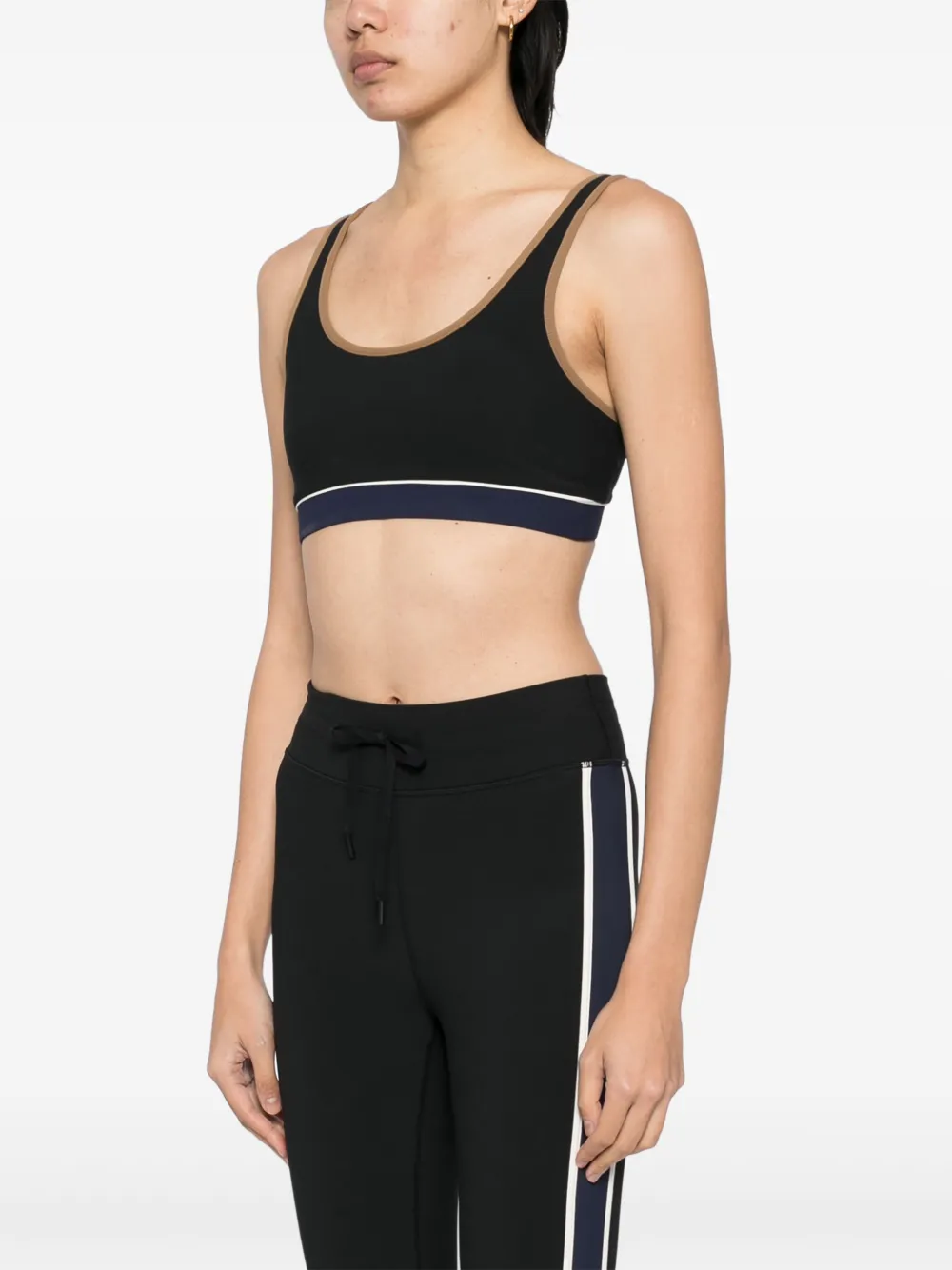 The Upside Revolver Jade racerback bra Zwart