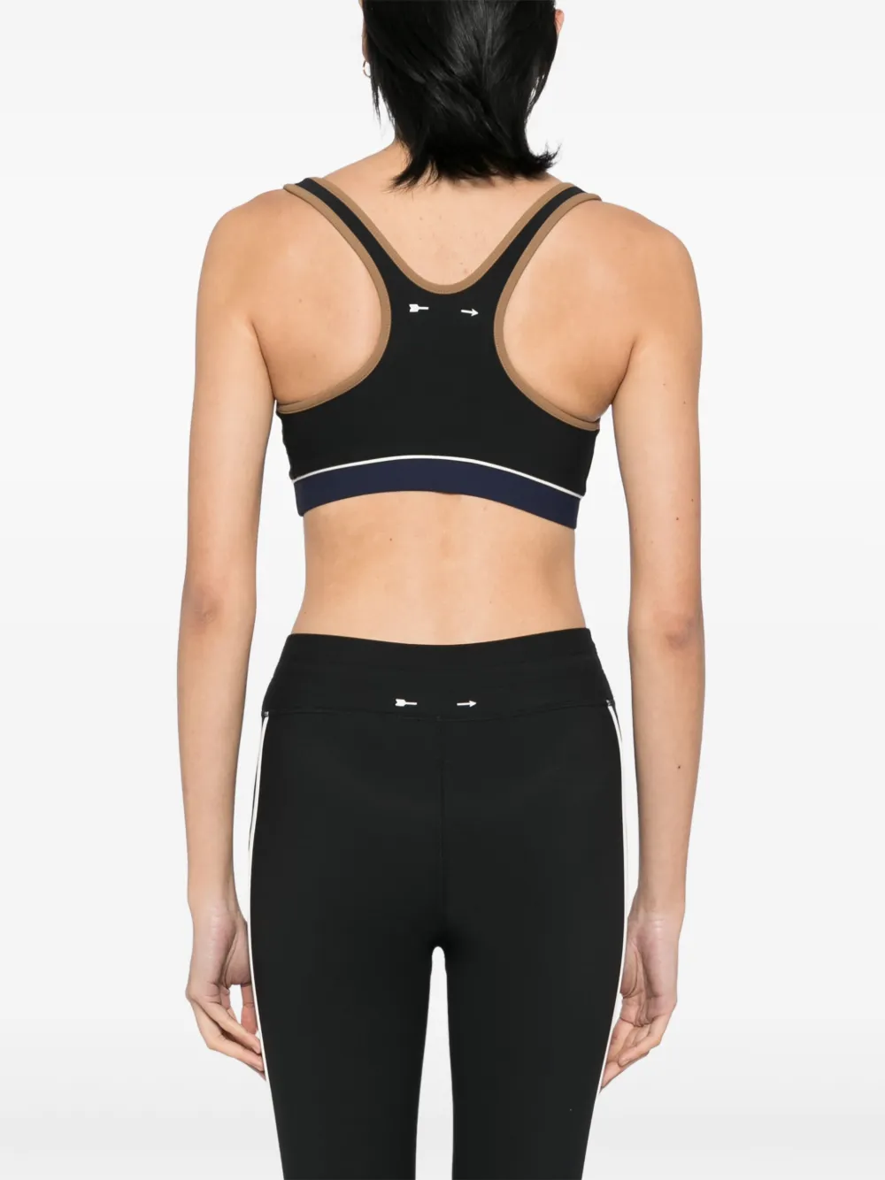 The Upside Revolver Jade racerback bra Zwart