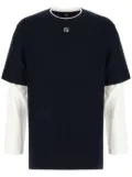 FENDI layered longsleeves - Blue