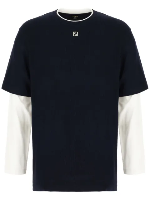FENDI layered longsleeves