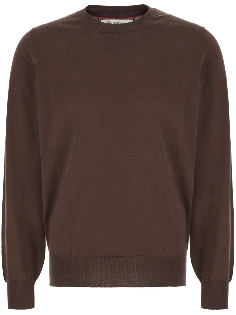 Brunello Cucinelli suéter de algodón | marrón | Image 1