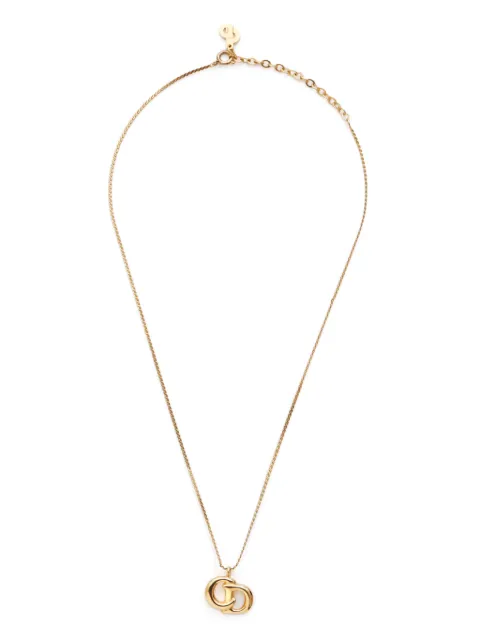 Christian Dior Pre-Owned 1990-2000s CD necklace
