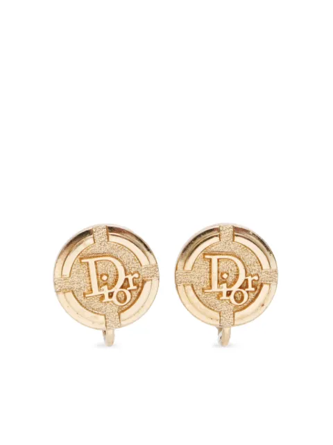 Christian Dior Pre-Owned 1990-2000s clip-on earrings
