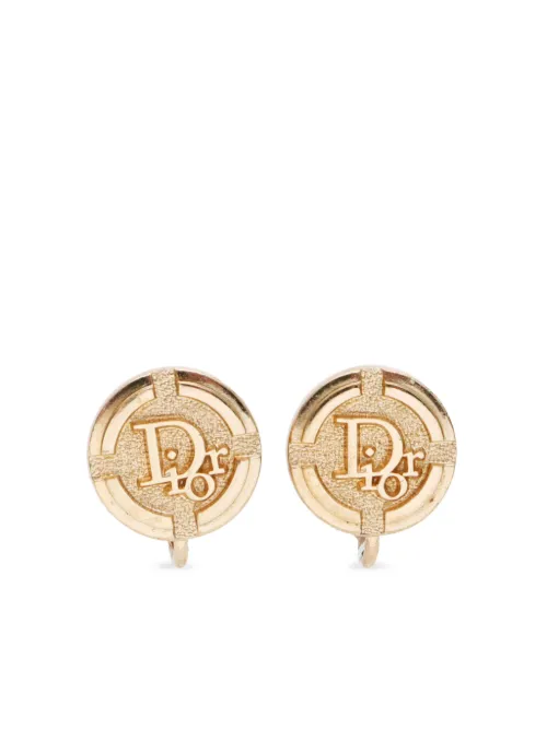 Boucles d'oreilles à fermoir clip (années 1990-2000) - Christian Dior Pre-Owned - Modalova