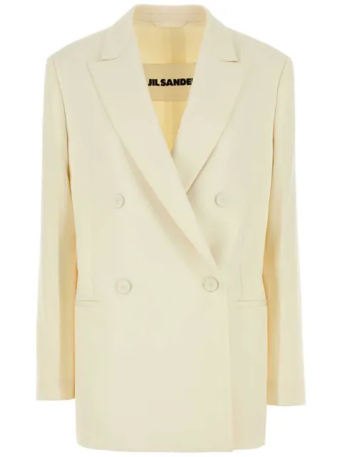 Jil Sander blazer con doble botonadura