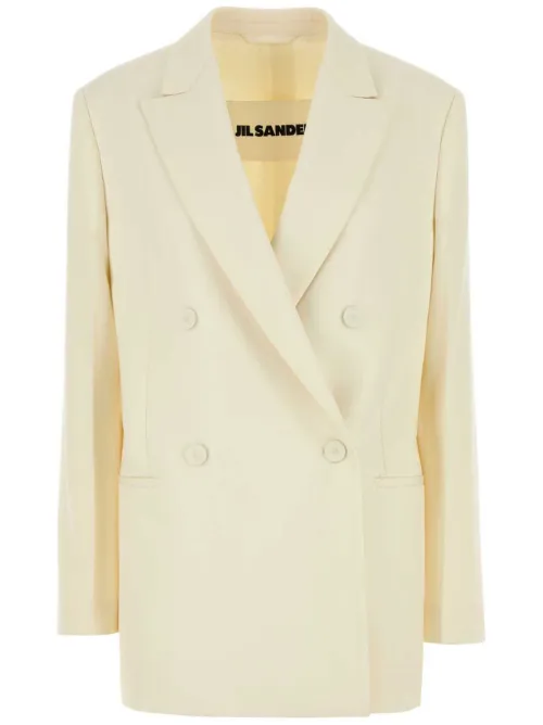 Blazer en laine à boutonnière croisée - Jil Sander - Modalova