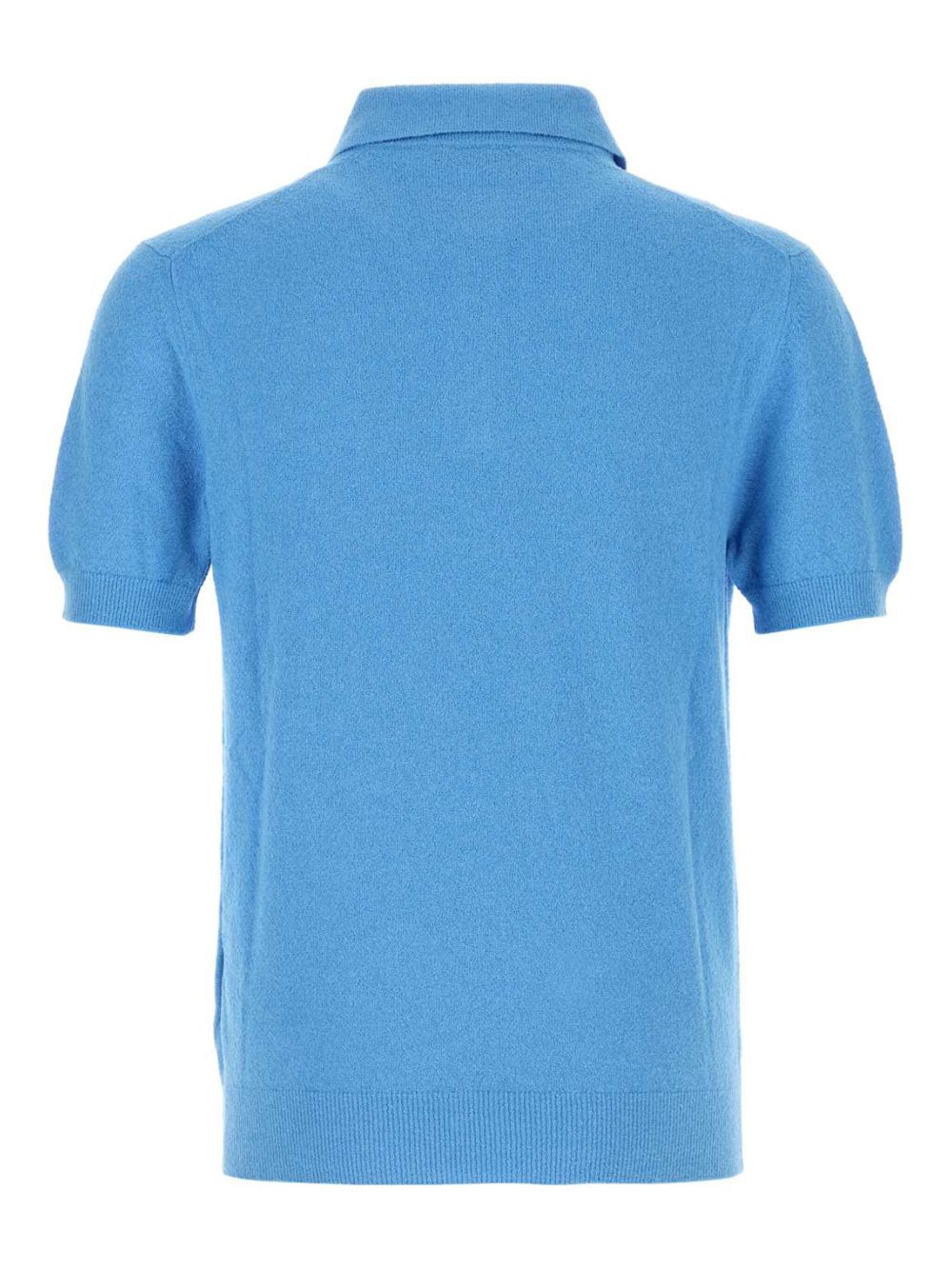 Prada Poloshirt met geborduurd logo - Blauw