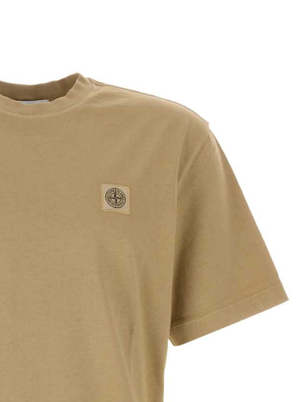 Stone Island Compass-motif T-shirt - Beige