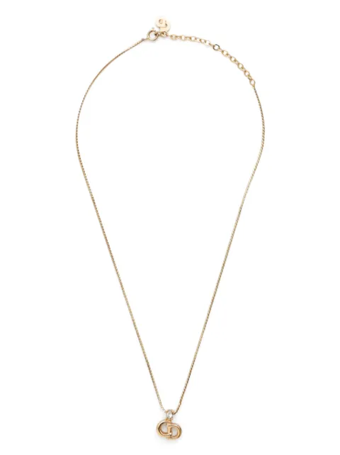 Christian Dior Pre-Owned 1990-2000s CD necklace