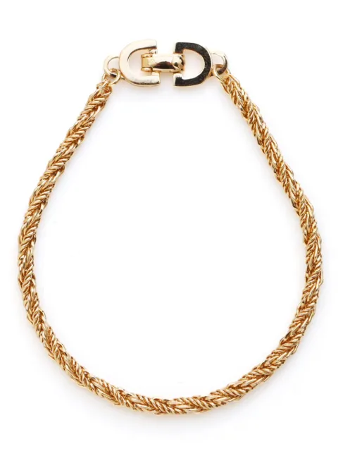 Christian Dior Pre-Owned 1990s CD-initials bracelet