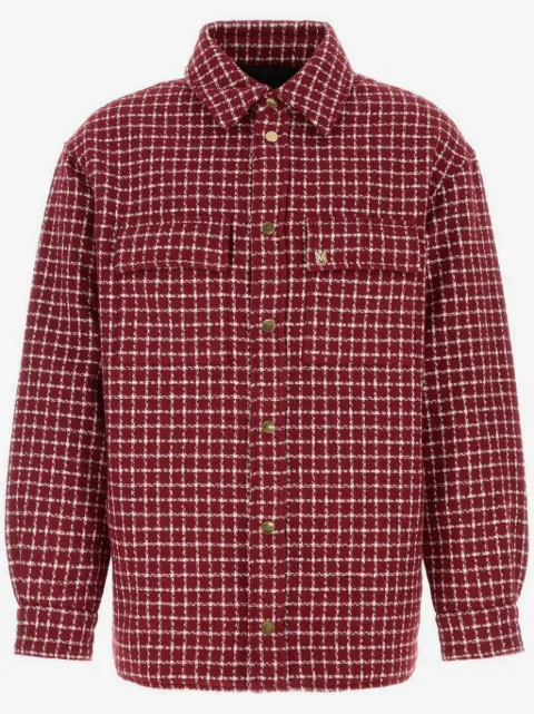 AMIRI bouclé shirt jacket