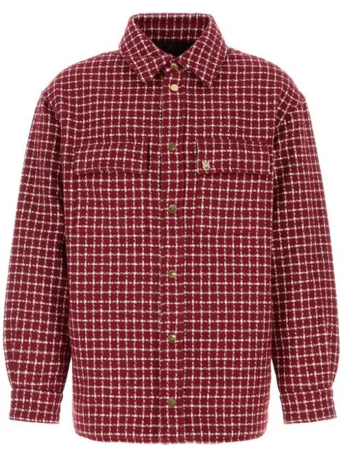 AMIRI surchemise en tweed - Rouge - AMIRI - Modalova
