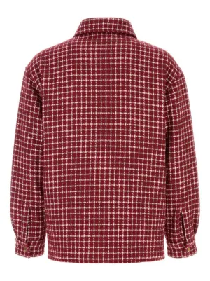 AMIRI フリンジシャツジャケット AMIRI リネンブレンド ジャケット | ニュートラル | FARFETCH JP