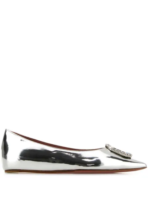 Amina Muaddi Camelia ballet flats