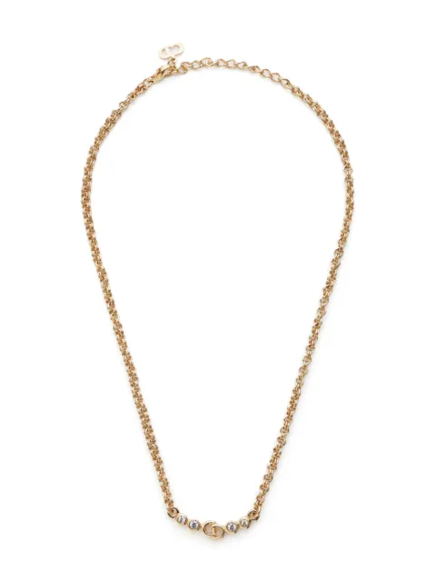 Christian Dior Pre-Owned collar con iniciales CD 1990-2000
