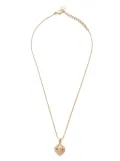 Christian Dior Pre-Owned 1990-2000s logo-pendant necklace - Gold