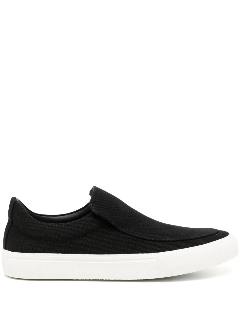 James Perse canvas slip-on sneakers | Black | Image 1