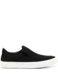 James Perse canvas slip-on sneakers - Black