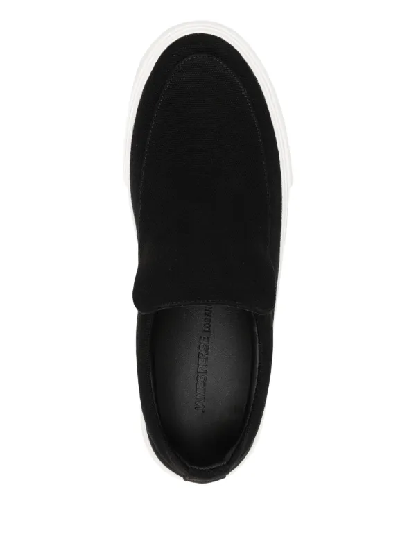 James Perse Canvas slip-on Sneakers | Black | FARFETCH display picture 3