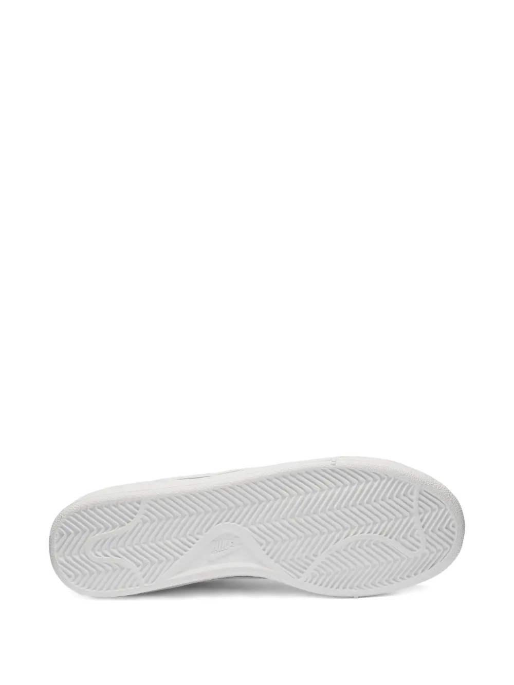 Black Comme Des Garçons x Nike sneakers met logo-reliëf Wit