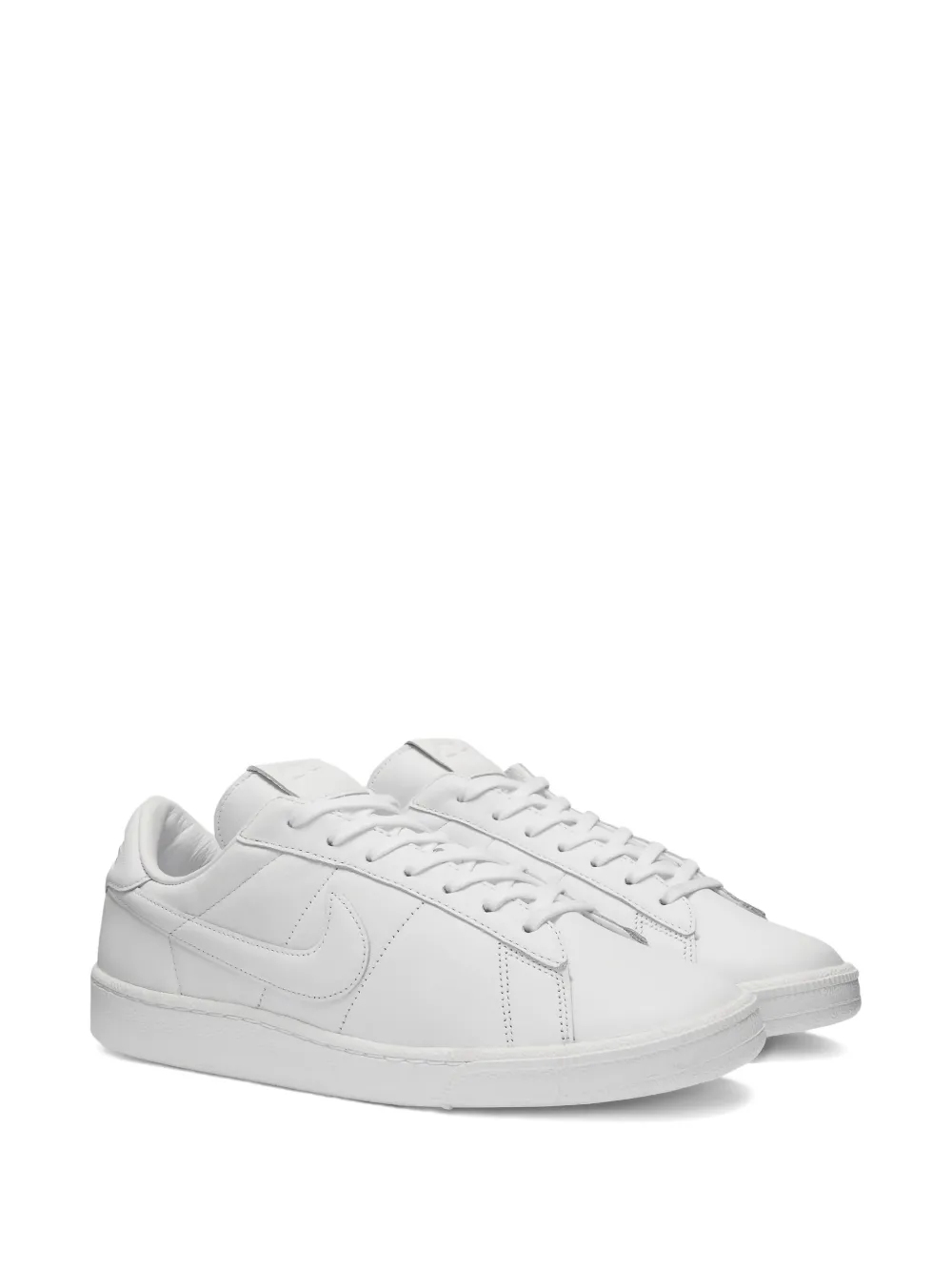 Black Comme Des Garçons x Nike sneakers met logo-reliëf Wit