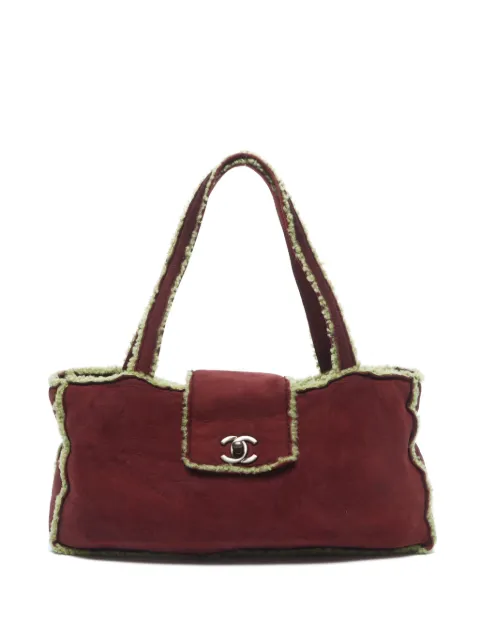 CHANEL Pre-Owned sac porté épaule Mouton à logo CC (1998)