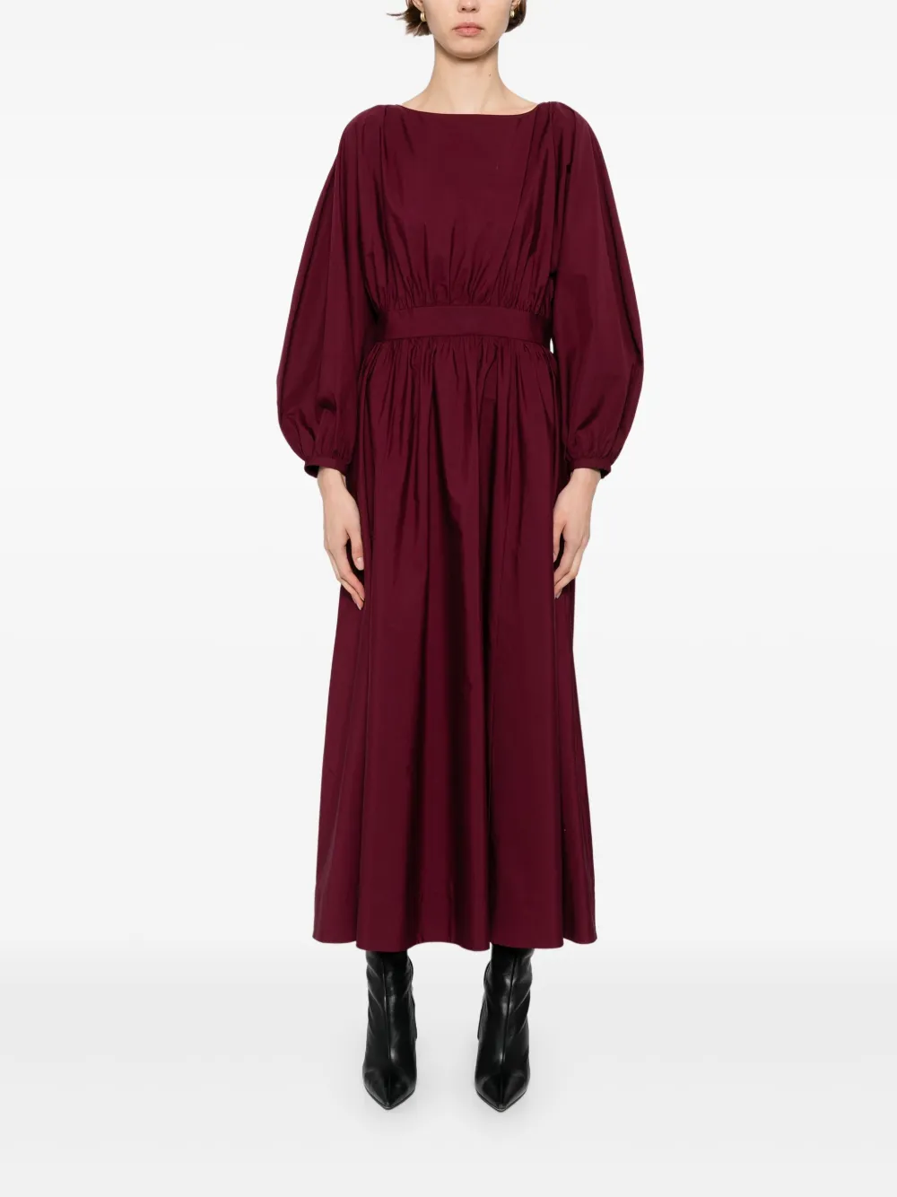 Gabriela Hearst Ahmose maxi-jurk - Rood