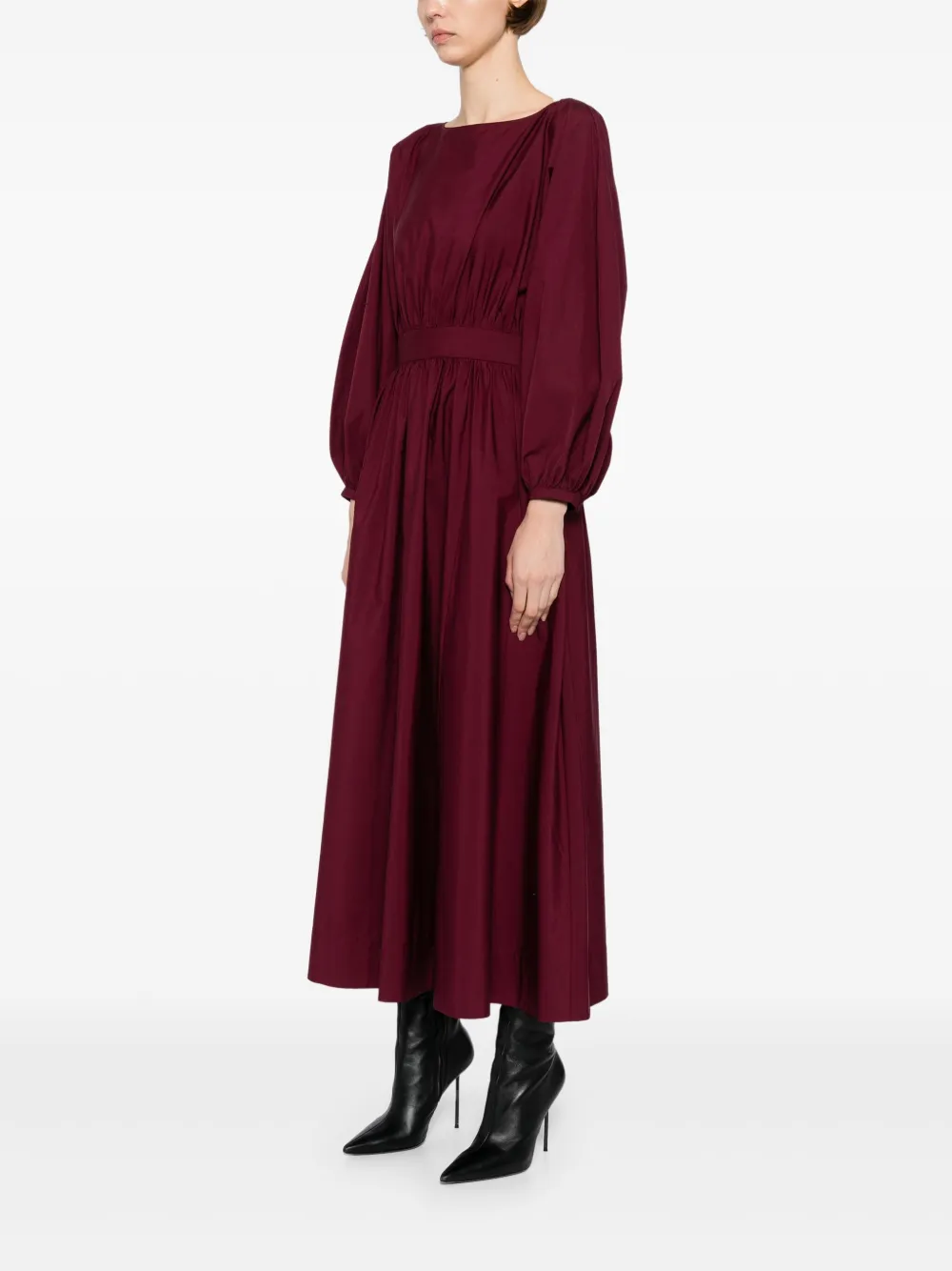 Gabriela Hearst Ahmose maxi-jurk Rood